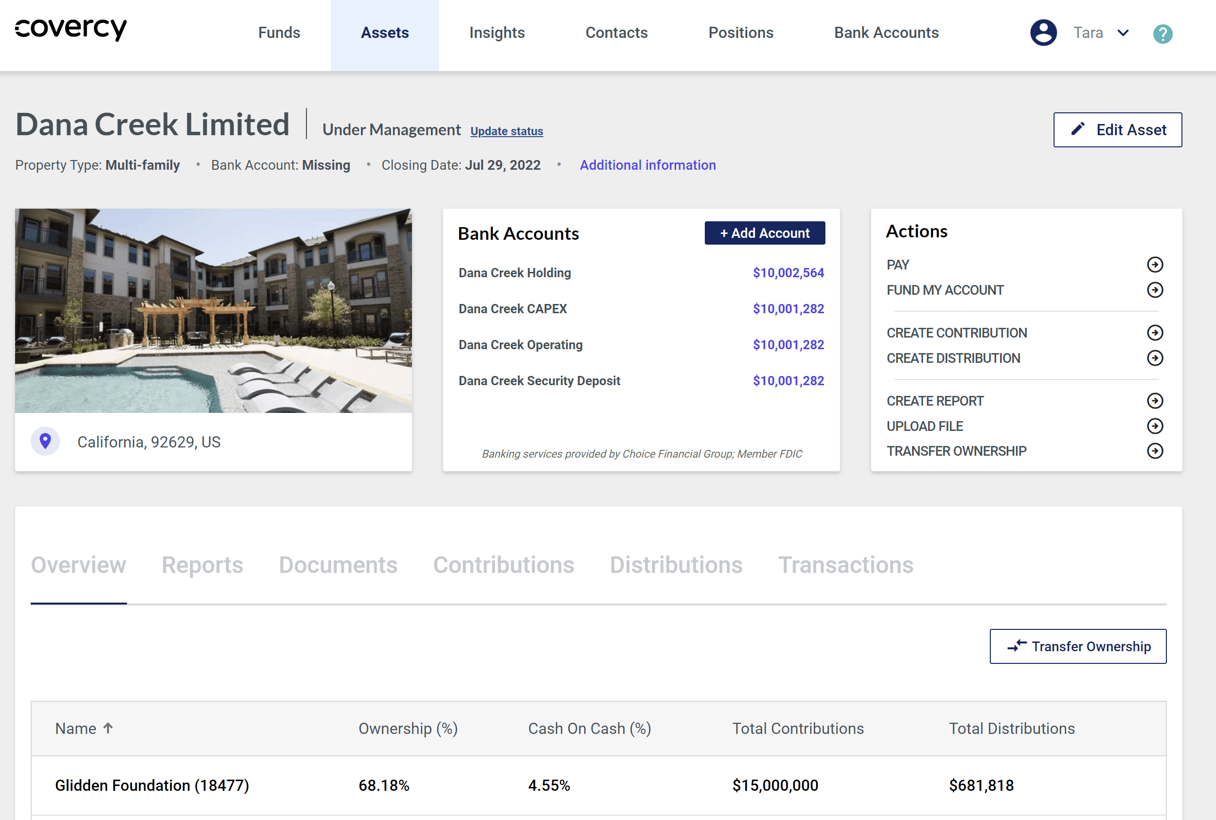 fund distribution automation - commercial real estate software