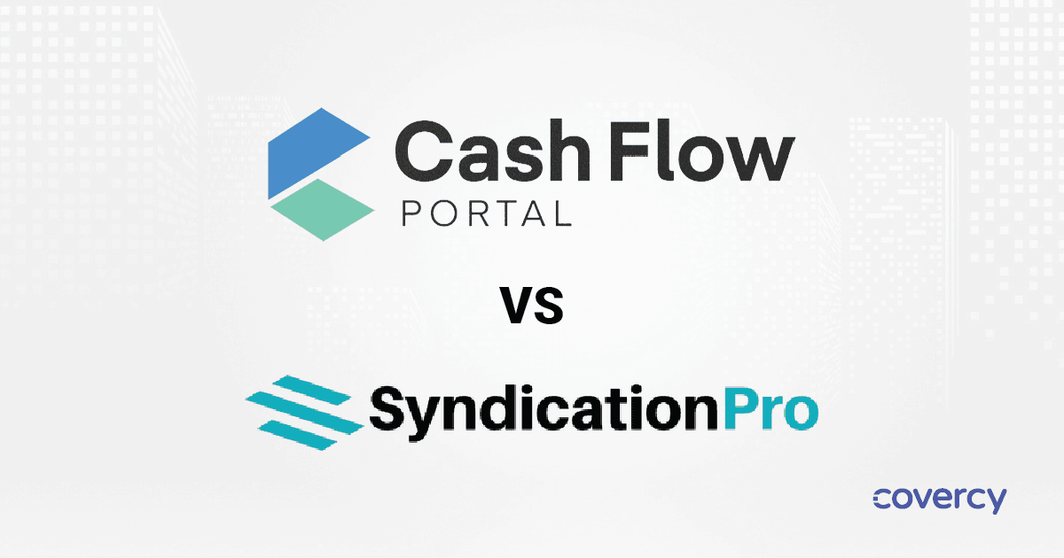 Comparison of SyndicationPro and Cash Flow Portal dashboards