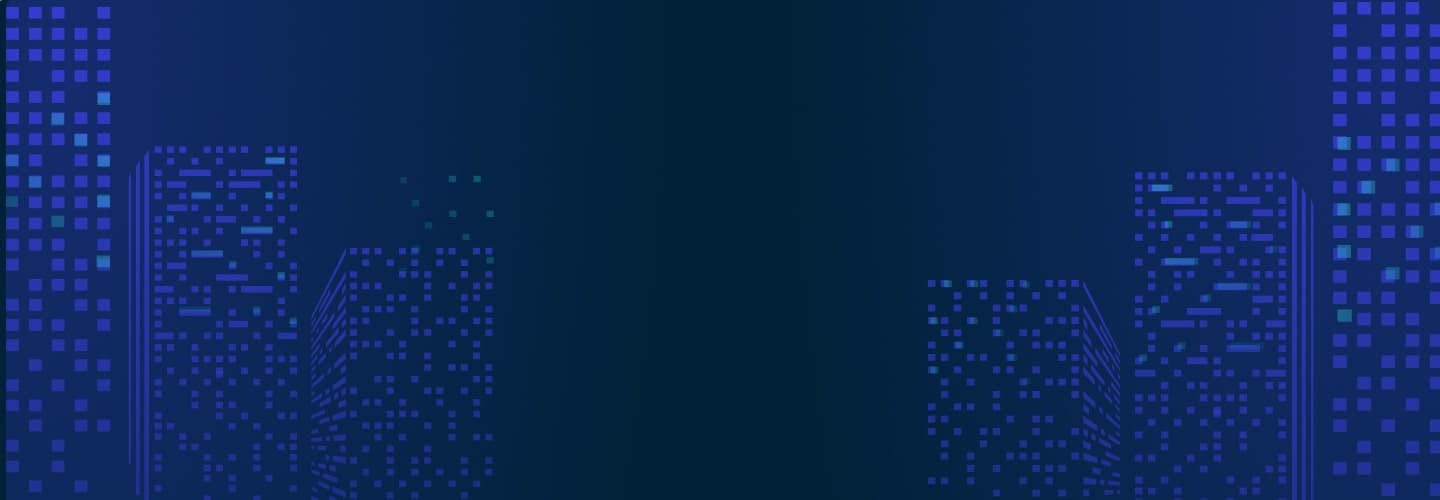 רקע דקורטיבי עם קו רקיע של עיר