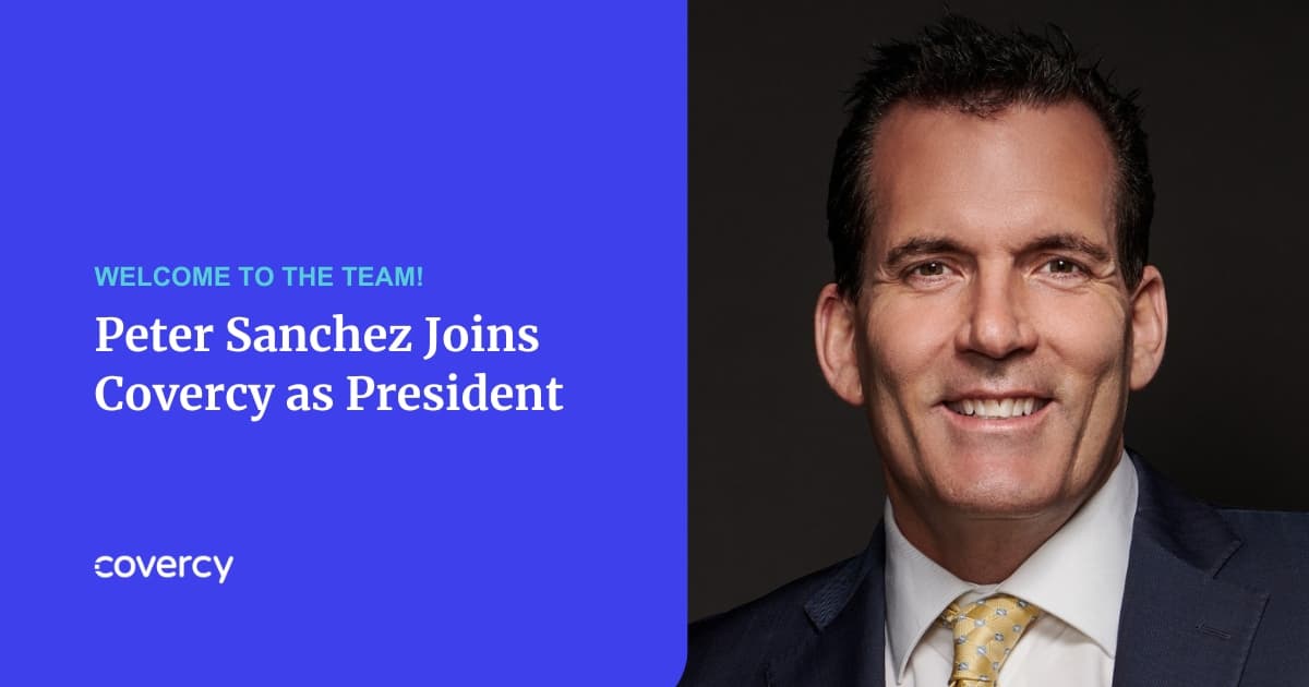 peter sanchez joins covercy as president