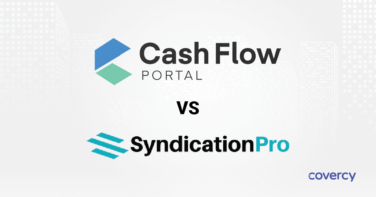 Comparison of SyndicationPro and Cash Flow Portal dashboards