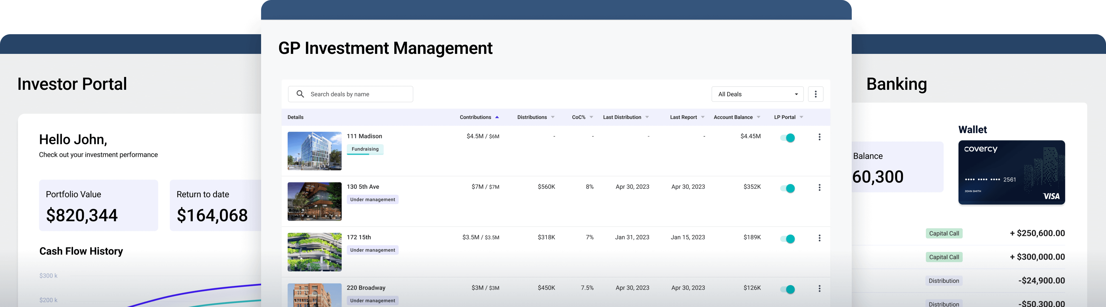 cre fundraising software - covercy