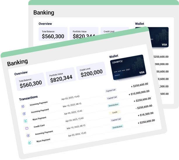 covercy wallet - investor management software
